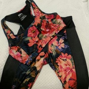 Joy Lab sports bra and capri leggings